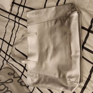 Clinique silver tote bag!